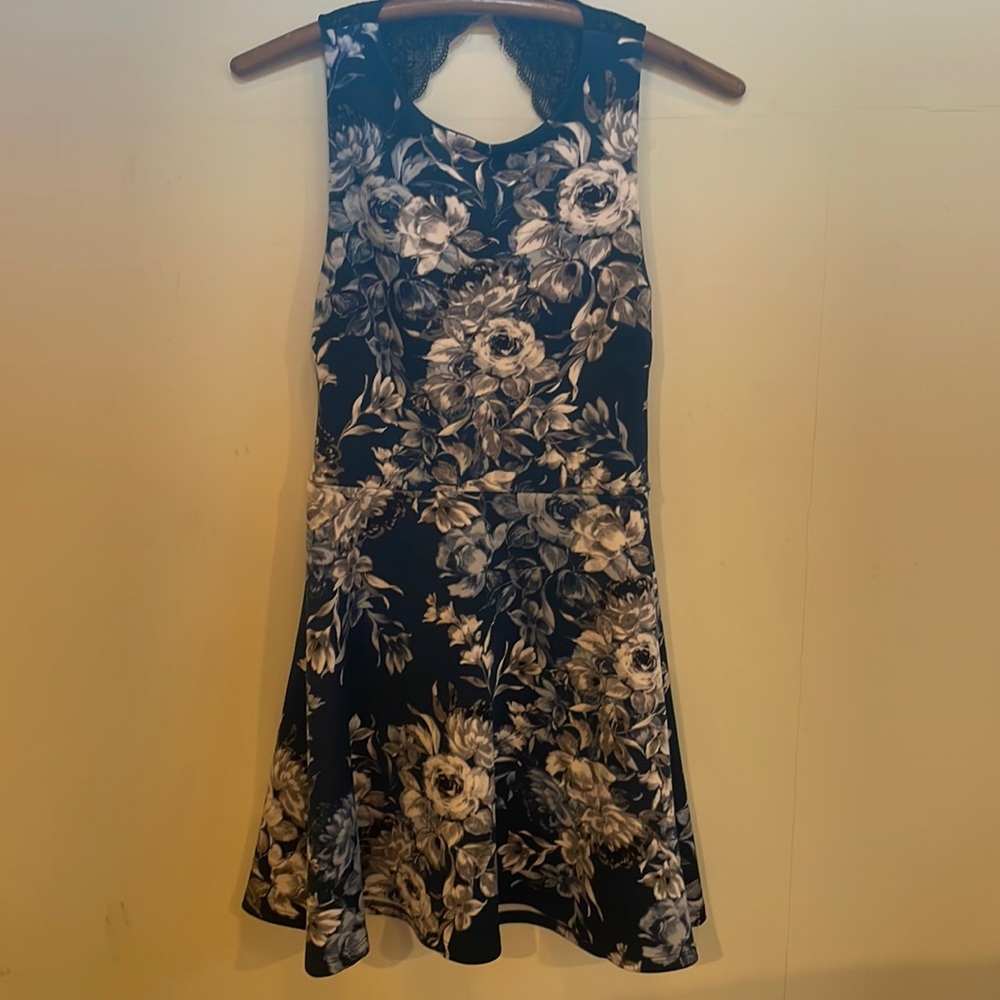 Blue floral formal-ish dress